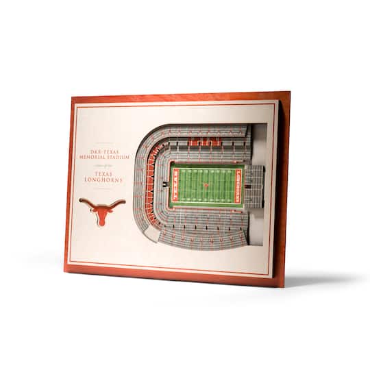 NCAA 5-Layer StadiumView Wall Art By Youthefan in Texas Longhorns | 13" x 17" x .63" | Michaels®